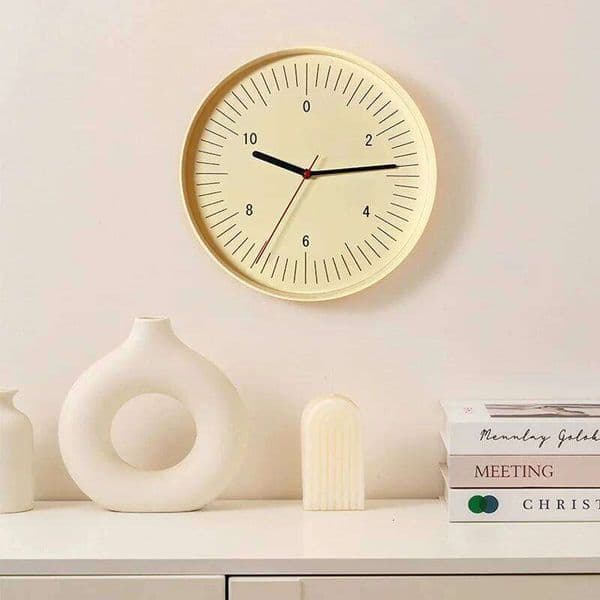 ABS Quartz Simple Mute Hole-free Cubic Digital Wall Clock Home Living Room Bedroom Decoration 26Y0601