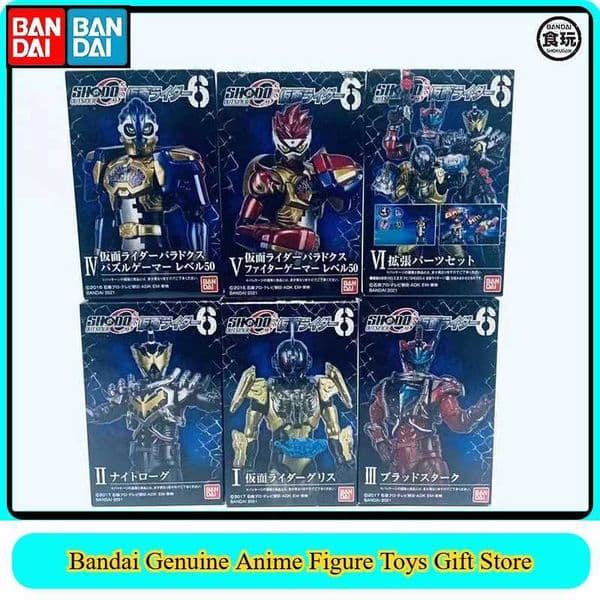 Bandai Original Shokugan Kamen Rider SHODO-O6 Grease Night Rogue Blood Stalk Para-DX Action Figure Model Collectible Toy Gift L260601M6JO
