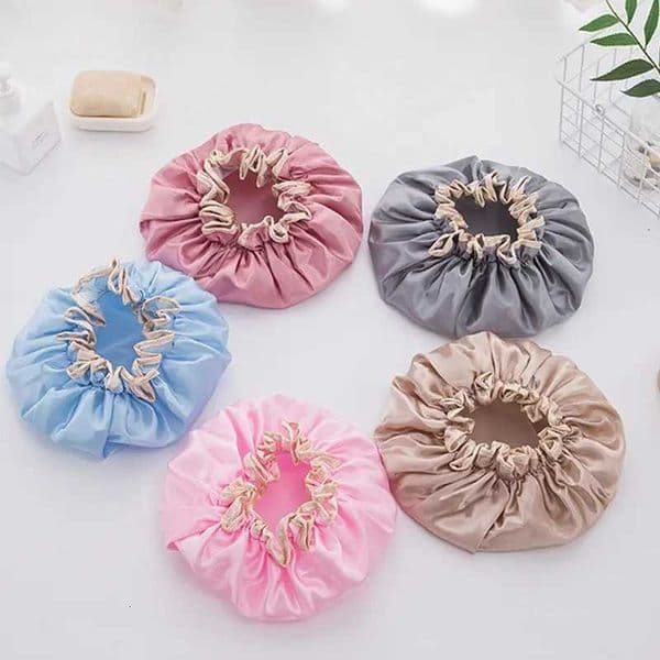 Women Hat Bathroom Shower Hair Cover Waterproof Supplies Shower Bath Cap Adult Shower Bath Bathing Caps Bathroom s C260601