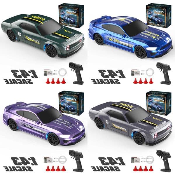 143 4WD RC Drift Racing Car 24G High Speed Four Wheel Drive Remote Control Mini Car Models for Boys Children Gifts L260601