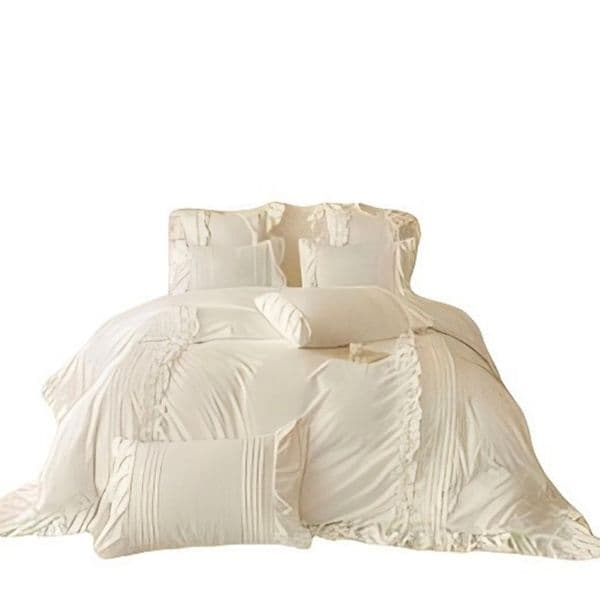 Designer Princess Style woman Washed Cotton Bedding Set With Pillowcase Bed Sheet Single Full Linen Purple Duvet Cover Queenking Double Bed C260304 Free Shipping