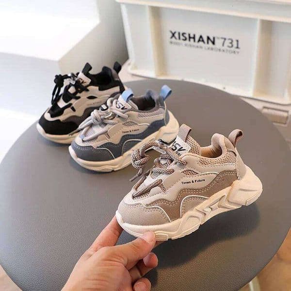 Spring Autumn Kids Sport Shoes Boys Children Outdoor Running Sneakers Fashion Mesh Breathable 26Y0601