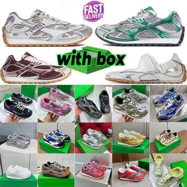 Top quality Designer Sneaker Orbit Shoes Men Women Sneakers Sports Breathable Leather Mesh Matching Lace Up Casual Thick Soled Mixed Color Running Shoes Eur 35-45