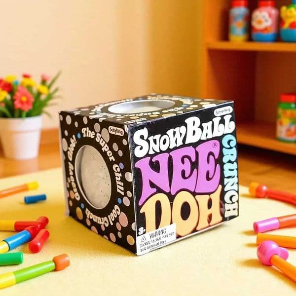 Pinch 1PCS Snow Ball Crunch Music Sensory Squeeze Toy Sensory Toy NeeDoh Snow Ball Crunch Snowball Pinch Music Stress Relief Z260601
