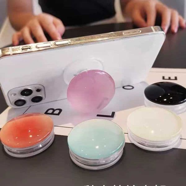 Style ar Korea Crystal Finger Stands Socket Phone Universal Holder ible Fold Bracket for Iphone 17 Expansion Stand LazyJ260601