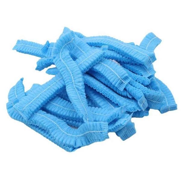 Anti 100pcs/Pack Disposable Hair Dust Head Covers Net Bouffant Dustproof Caps Breathable Shower Bathing Hats Kitchen C2606012