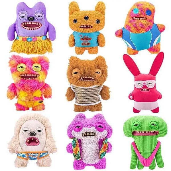 2026 New Funny Ugly Monster Plush Vacation Series Sketchy Squirrel Mr Fuggler Original Buttons Rabid Rabbit Munch Much Toys Gifts Toys 11