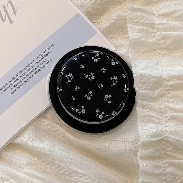 Flower Magnetic Cute Mobile Phone Grip Holder Socket Pocket port for IPhone 16 15 Safe Ring Finger Eing StandJ260601