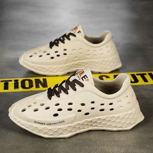 Sneakers Flats Mesh Wool Green Unisex Insulated Basketball Sports Buckles Block Heel Open Toe Rubber Sole PU Sole Appliques Rhinestones Footwear