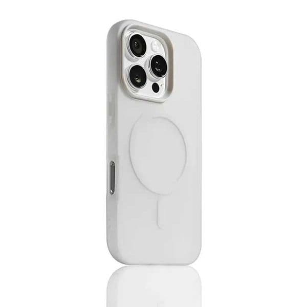 White Luxury Matte For Magnetic Phone Case For iphone 17 17Air 11 12 13 14 15 16 Pro MaxMagnetic Back Cover Z260601