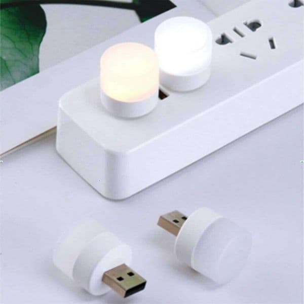 Mini USB Light LED Lamp Lights Table Room Plug Night Book Reading Decorating Items Warm White Eye Protections Wholesale Bedroom