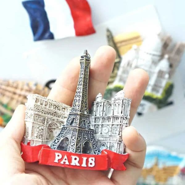 ge Magnets Paris Tower perfume Versailles Cote Dazur Notre Dame Louvre Modeling Refrigerator Stickers France cologne Travel Free Shipping 33