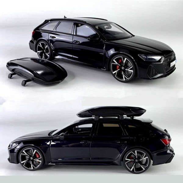 1/18 Audi RS6 Avant Station Wagon Alloy Car Model Diecasts Metal Sports Car Vehicles Model Simulation Sound Light Kids Toys Gift L260601