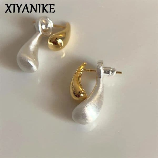 XIYANIKE French Waterdrop Ear Stud Year Earrings For Women Girl Vintage Fashion Jewelry Party Valentine Gift 260530