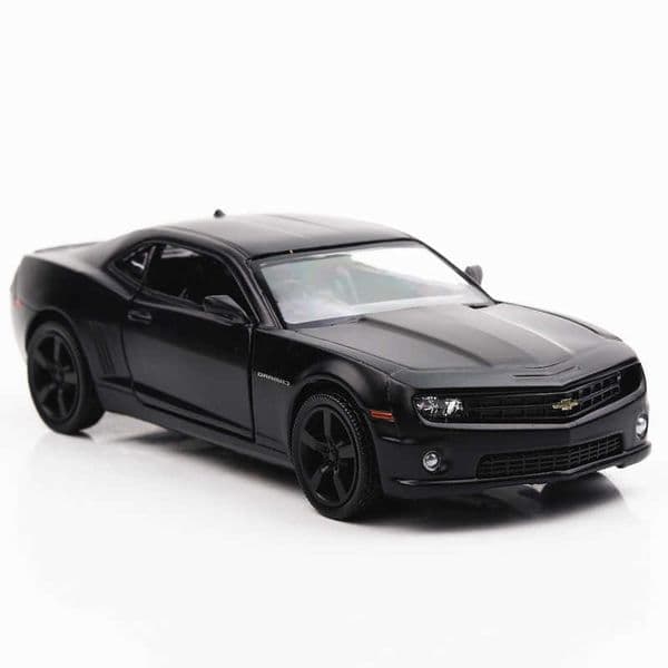 1/36 Chevrolet Camaro Toys Cars Alloy Diecast Model Wheel Pull Back Rubber Tires Vehicle 2 Doors Opened Car Boy Decoration Gifts L260601