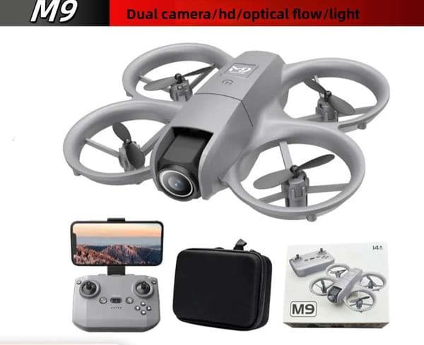 New Boys Toy Long Battery Life Dual Camera Optical Flow Light Four-Axis Mini Anti-Collision HD Aerial Photography Drone