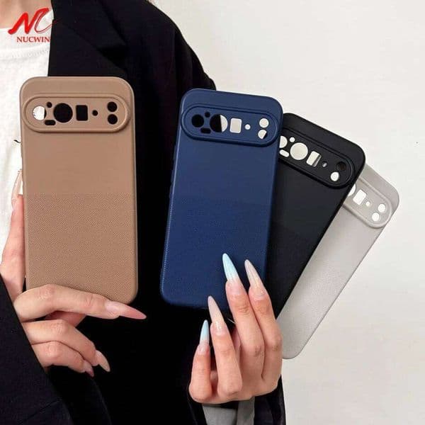 Luxury official Geometric Dot Matrix Shockproof Case for Google Pixel 10 9 XL 8 7 6 Pro 9A 10A 8A Matte Bumper Soft Cover