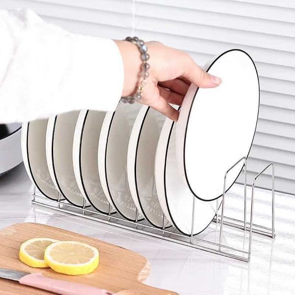 Rack Dish Drying 1-Tier Compact Kitchen Dish Bowl Rack Drainboard Set Rust-Proof Dish Drainer with Utensil Holder Rag HolderL260601D7N3