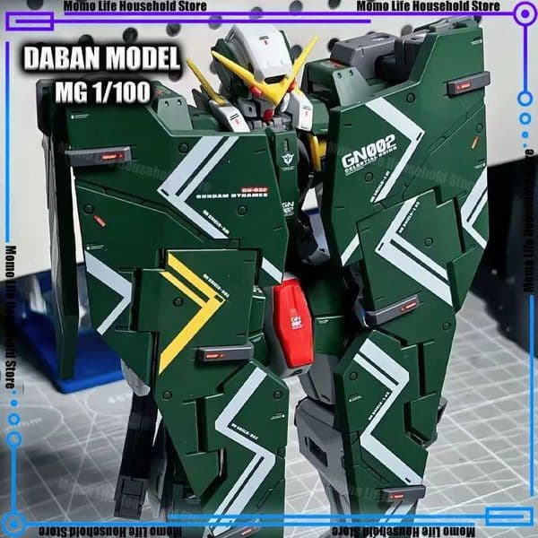 In Stock DABAN 6653 MG 1/100 Gn 002 Dynames Assembly Model Kits Plastic skeleton Anime Action Figure Robot Plastic Model Toys L260601IWH0