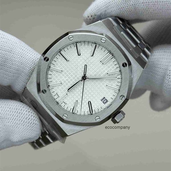 Top quality royals oak watch 15500 15510 mens watch Cal.4302 mechanical movement super clone watches designer watch sapphire glass 904L steel 41mm with box HM93