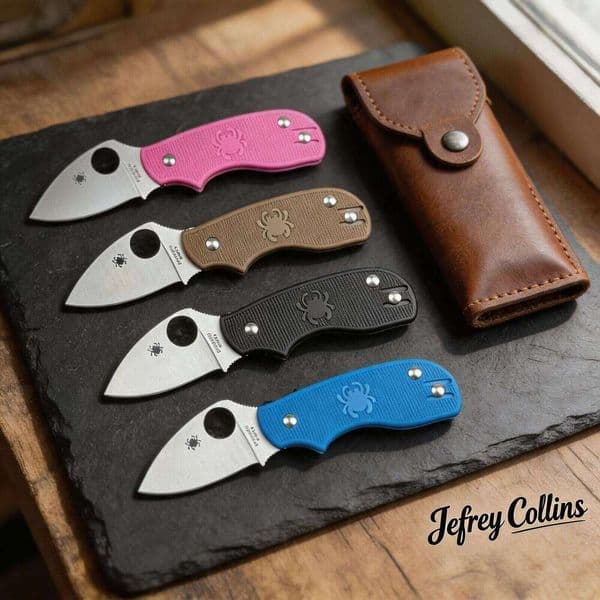 Jefrey Collins Spider Pocket C154 Classic Mini Thumb Outdoor Folding Fishing Tool Camping High Hardness Fruit Knife
