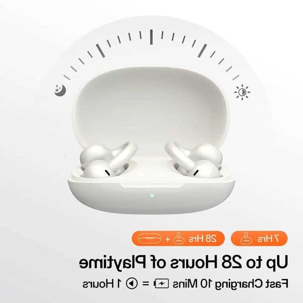 Oneodio OpenRock E Open Ear Wireless Earphones Bluetooth 60 Ear Clip Earbuds Sports Clip On OWS Earring Headphones APP Support X260529