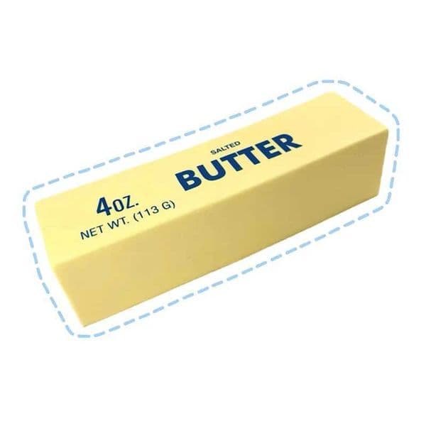 Butter Sticks Soft And Soft Yellow 4 Ounces 1 Piece Of -Flavored Model For Play And Sensory Entertainment Perfect Model Z260601