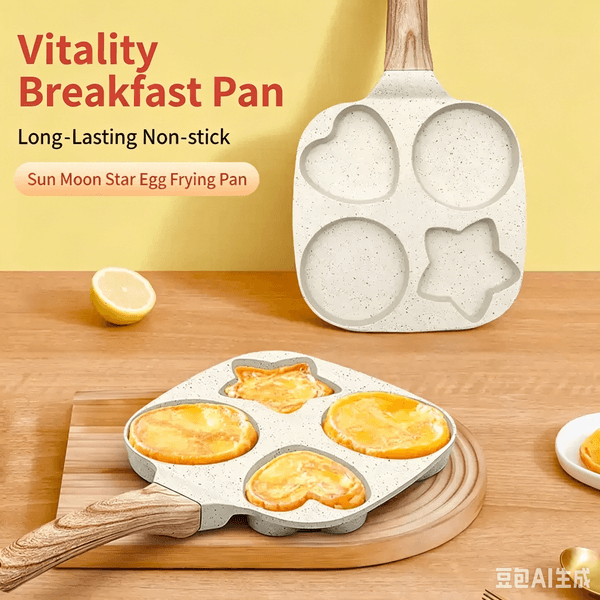 Sulima Non-Stick Breakfast Frying Pan Egg Burger Maker Pancake Griddle Egg Frying Skillet