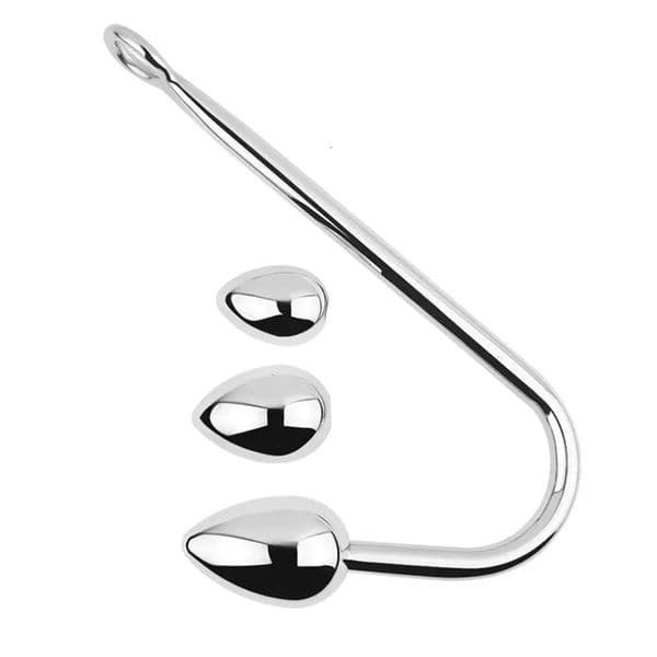 2026 New Stainless Steel adult toys Anal Hook Small Medium Large Ball Head Choose Butt Plug Dilator Metal Prostate Massager Sex Toy For Male 016