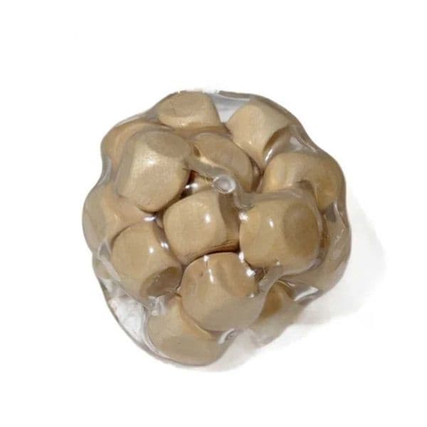 Wooden Noise Ball Soft Handmade Creative Stress Relief for Anxiety Squeeze Ball Decompression Z260601