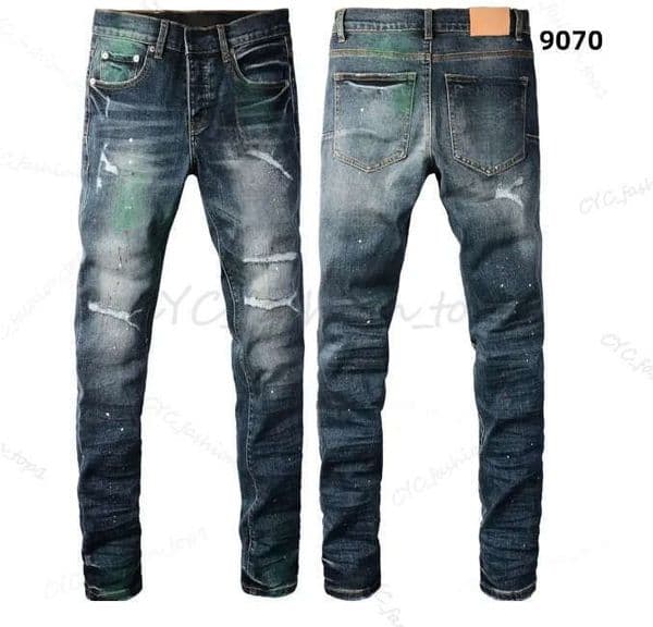 Men's Jeans evidu jeans Autumn Winter New Thickened Warm For Men evidu jeans Stretch Slim Fit Skinny Wear-Resistant Dirty Long evidu jeans Pants Men's Clothing 47f