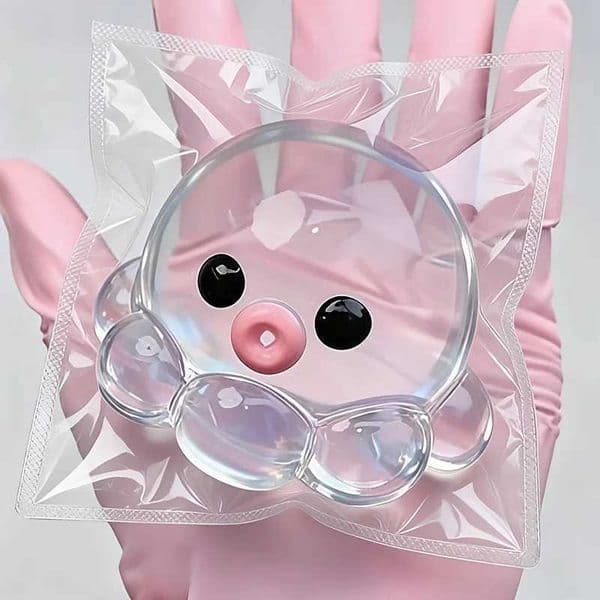 Taba Stretchy Squid Jellyfish Squeeze Toy Sticky Finger Stress Reliever Soft Cute Easter Egg Filler Office Desk Decor L260601C1FQ