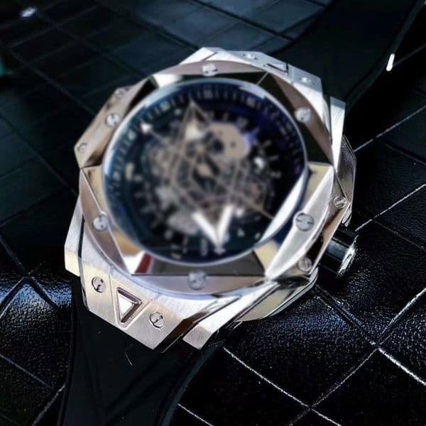 Luxury Watch designer 45 mm for men watch women designer rubber strap sapphire mirror counter quality watches Specially irregular dial 006