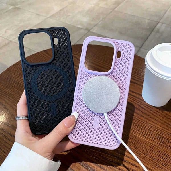 Find For X9 Pro X8 Phone Case Fashion Honeycomb Heat Dissipation MagneticTPU Cover For OPPO Find X 9 Pro Shockproof Bumper Z260601