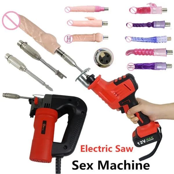 2026 New adult toys Electric Sabre Jig Saw Machine Adapter Automatic Press Fake Penis Vibrator Female Vaginal Orgasm Masturbation Sex Toy 016