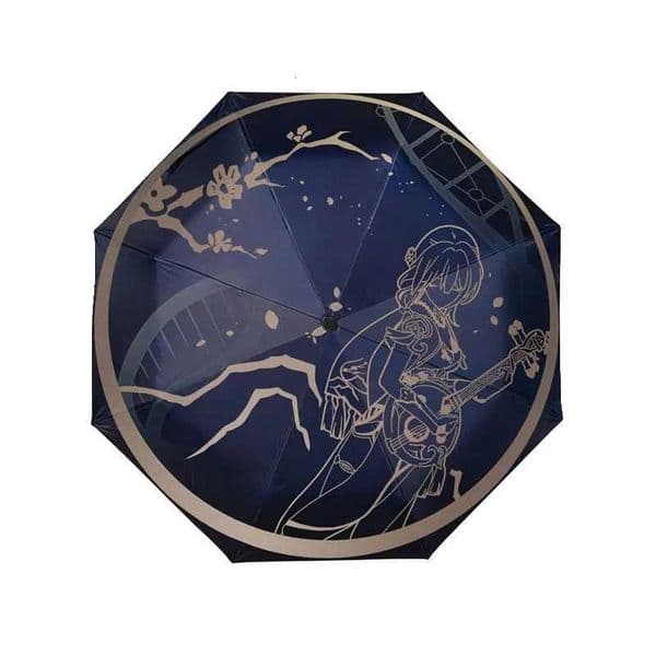 Honkai Star Rail Ruan Me Kafkai Black Glue Sunny Umbrella Anime Surrounding anime Self shading Automatic Umbrella cosJ260601
