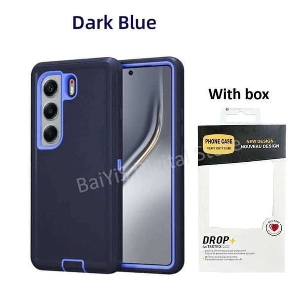 3-Layer Shockproof Phone Case For Tecno Camon 30 Pro 4G 5G SPARK 50 40 30C Armor Hybrid Defender Protector Cover With box