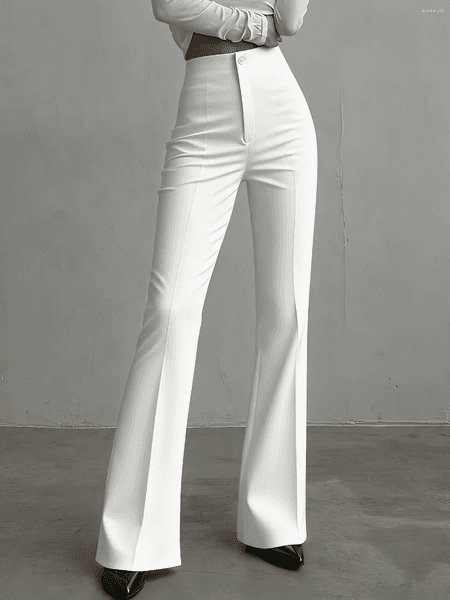 Women's Pants Breathable Flared Trousers For Women Summer Style 2026 Thin High-waisted Slimming Flowing