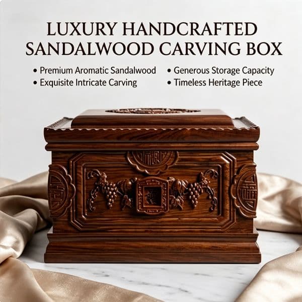 solid sandalwood funeral urn 34x23x23cm natural wooden cremated ashes casket memorial storage box for human ashes