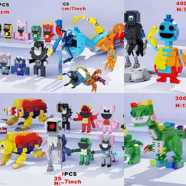 Critter New Christmas Nightmare Toy Building Y260127 Blocks Construction Horror Birthday Game Gift Poppi Smile Y260602