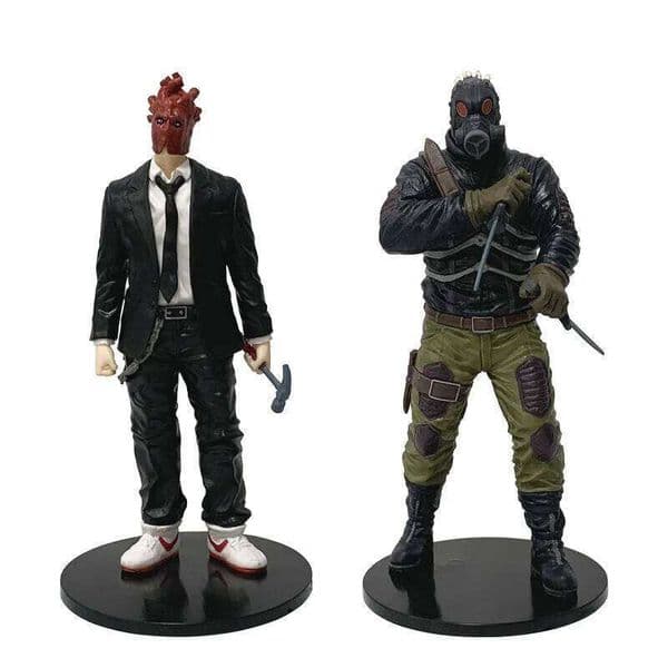 20cm Dorohedoro Anime Figure Kaiman Lizard Head Gas Mask Action Figures Pvc Desktop Ornament Model Collection Toys Gifts W260602
