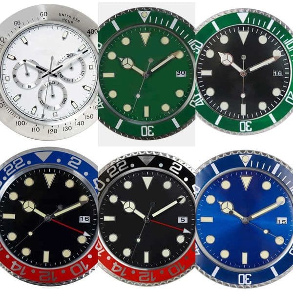 Illumination Room Art Large Digital Luxury 35CM Wall 3D Home Living Design Decoration Clock Metal W2501075 Y260601