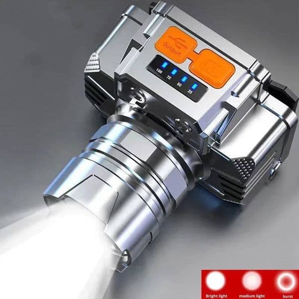 HeadLight Rechargeable Torch Light Front Led Head Flashlight Super Bright Waterproof Headlamp for Hunting ddmynov