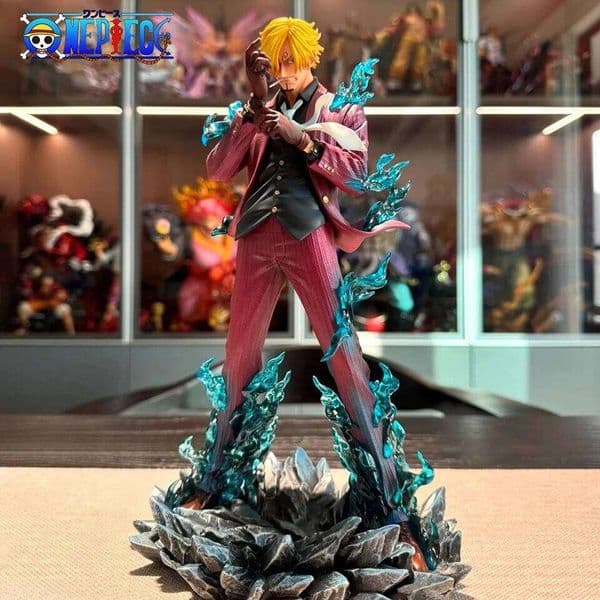 25cm/9.84in Anime ONE PIECE Figure Sanji Action Figures Pvc Statue Desktop Ornamen Collection Model Toys Gifts W260602