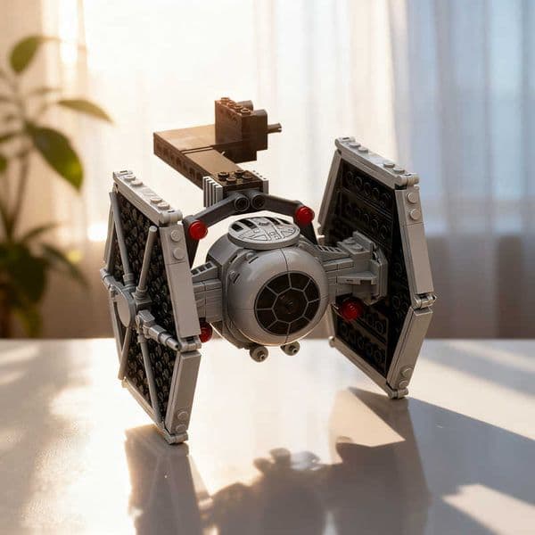 MOC 245pcs Twin Ion Engine Fighter Death Star Battle Model Building Blocks DIY Gift Creative Collectible Display Decor Premium L2606027G8N