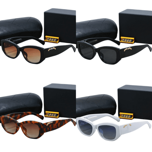 Casual rectangle sunglasses for women lunettes de soleil letter UV400 shades mens sunglasses CH5493 womens designer eyeglasses eyewear high quality ho1036