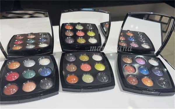 Eyeshadow Les 9 Ombres High Intensity Eyeshadow Palette 8g Matte Shimmer Metallic Natural Waterproof Palette Eye Makeup Cosmetics