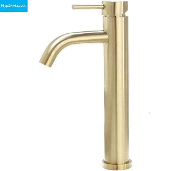 1 Set of Tall Model Black Hot& Cold Water Mixer Tabletop Basin Washbasin Toilet Deck Mounted Washroom Faucet Taps