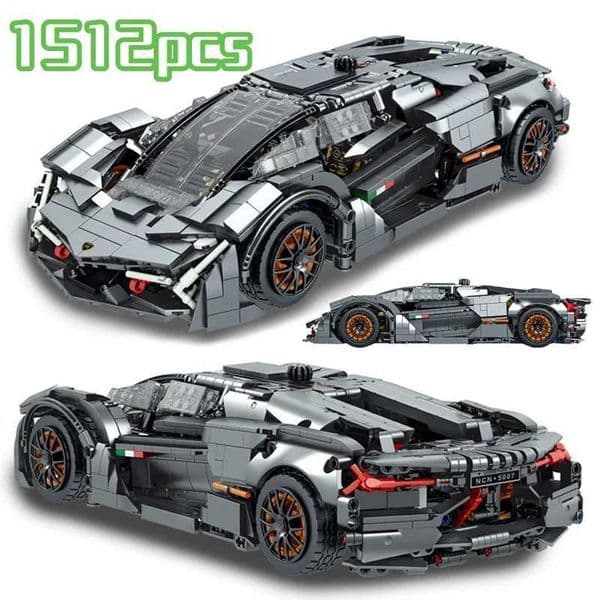 1512PCS New Technical Speed Sports Vehicle Building Blocks City Concept Racing Car Model Assemble Moc Bricks Toy Boys Gifts L260601