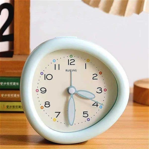 Minimalist Silent Desk Clock Non-Ticking Table Clock Creative Home Decor Small Alarm Clock for Office DesktopT260602